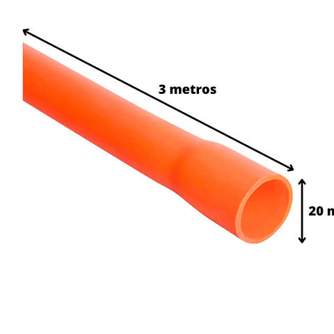 Tubo PVC Conduit 20mm x 3m
