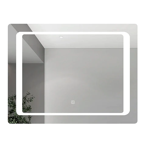 Espejo 90X70 Rectangular C/Luz Led