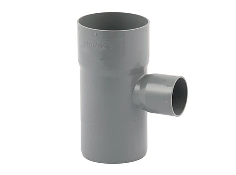 Tee PVC Sanitario Gris 75x40mm
