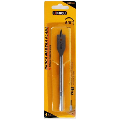 Broca Madera Plana 5/8 Unidad