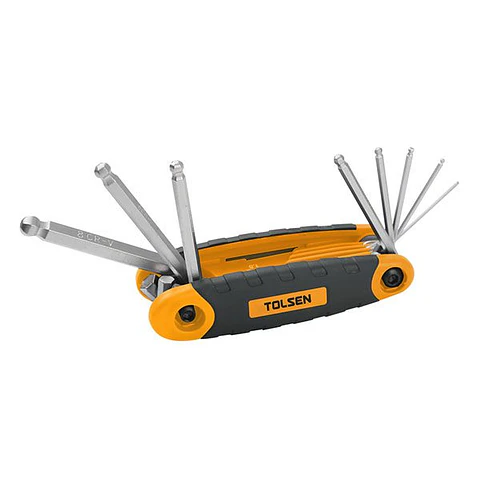 Llave Hexagonal Plegable 8Pcs Tolsen