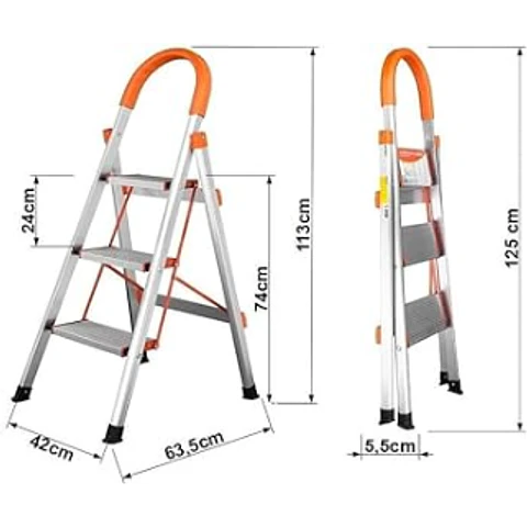 Escalera Plegable 3 Escalones FSIMP